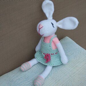 handmade crochet bunny